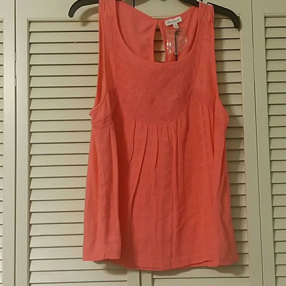 Red Camel Coral Tank Top
